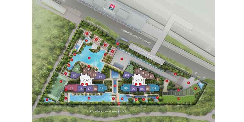 newlaunch.sg commonwealth towers siteplan