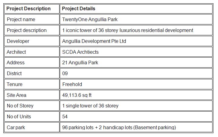 newlaunch.sg twentyone angullia park details