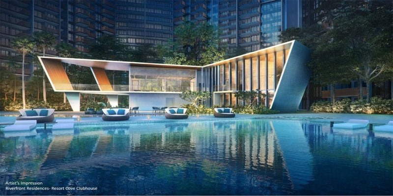 newlaunch.sg riverfront residences pool side