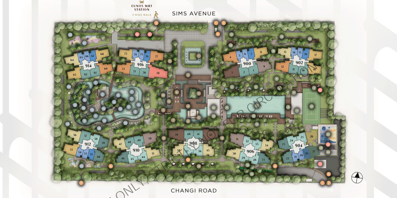 newlaunch.sg parc esta siteplan