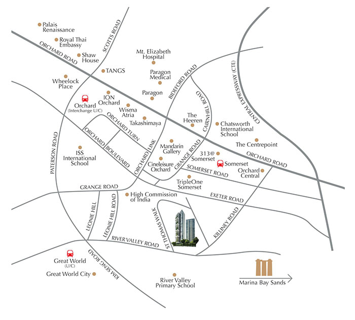 newlaunch.sg 8 saint thomas location map