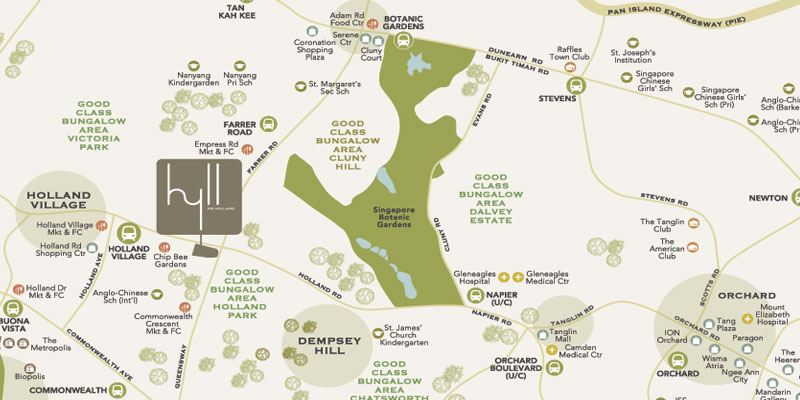 newlaunch.sg Hyll on Holland map
