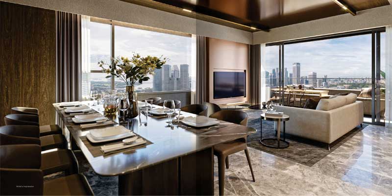newlaunch.sg midtown modern living view
