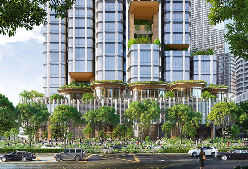 skywaters reisdences frontage