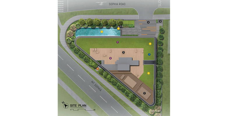 newlaunch.sg sophia regency siteplan