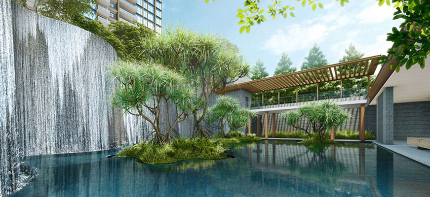 newlaunch.sg pinetree hill waterfall
