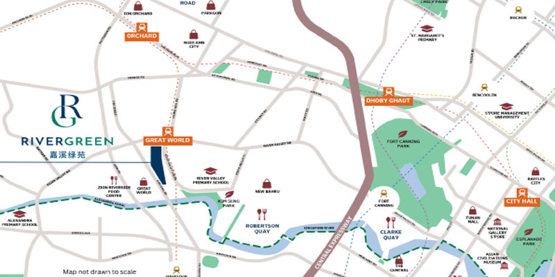 newlaunch.sg river green map