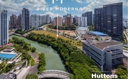 newlaunch.sg river modern drone view